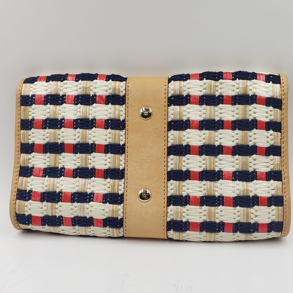 Kate Spade Raffia and Leather Clutch - Picture 2 of 9